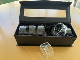 Serviettenringe aus Glas