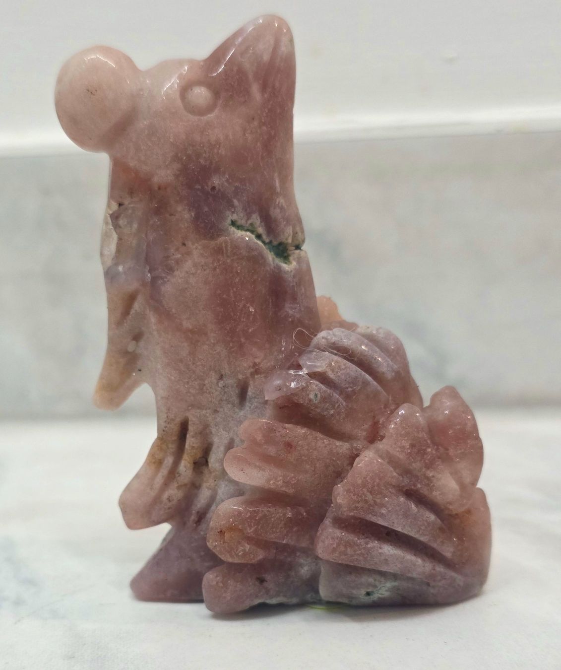 Minerali & Pietre curative: Pink Amethyst Delfin 106g – Nuovo e nell'imballaggio originale da Matzingen venduto da Shay_Crystalz 1