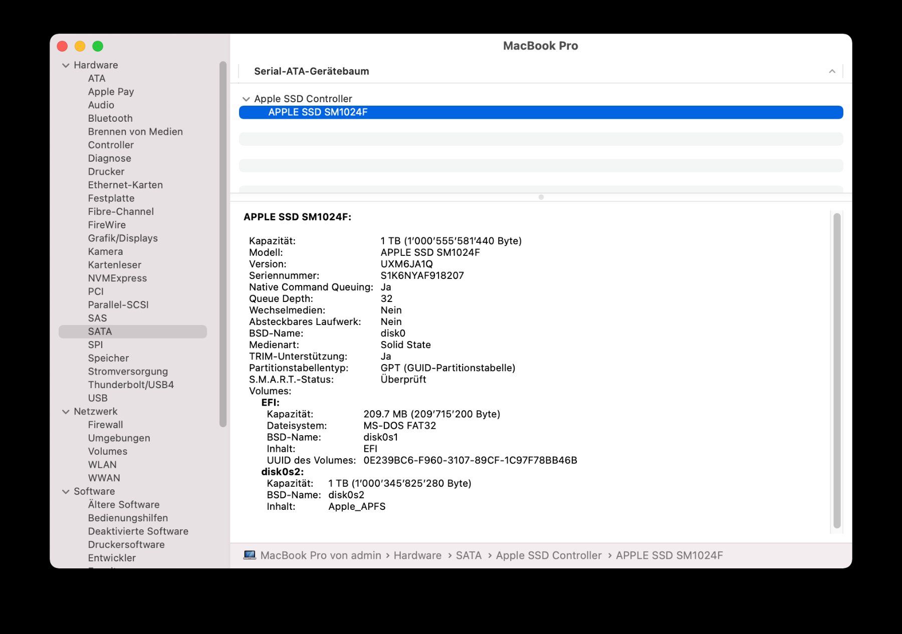 Apple Dischi rigidi: Apple SSD 1TB geprüft – Usato da Meisterschwanden venduto da Discus0 4