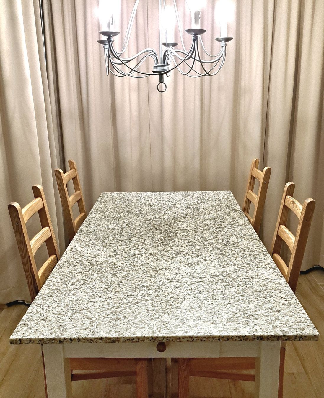 Tische: Stein - Tischplatte Granit "Sardo Bianco" 185 x 85 cm – Neu (gemäss Beschreibung) aus Niederhasli von Mhew 3