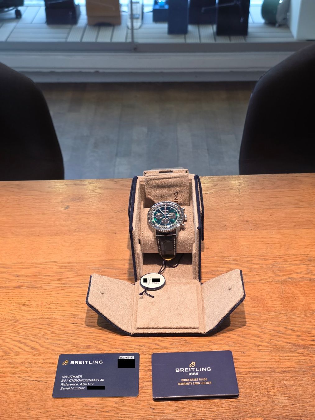 Breitling Uhren: BREITLING NAVITIMER B01 CHRONOGRAPH 46 / GREEN / 2025 – Gebraucht aus Zürich von YB_Zuerich 6