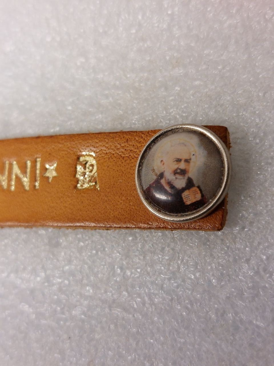 GTBITALY 50.273.30 028 portachiavi padre pio santo pietrelcina argento