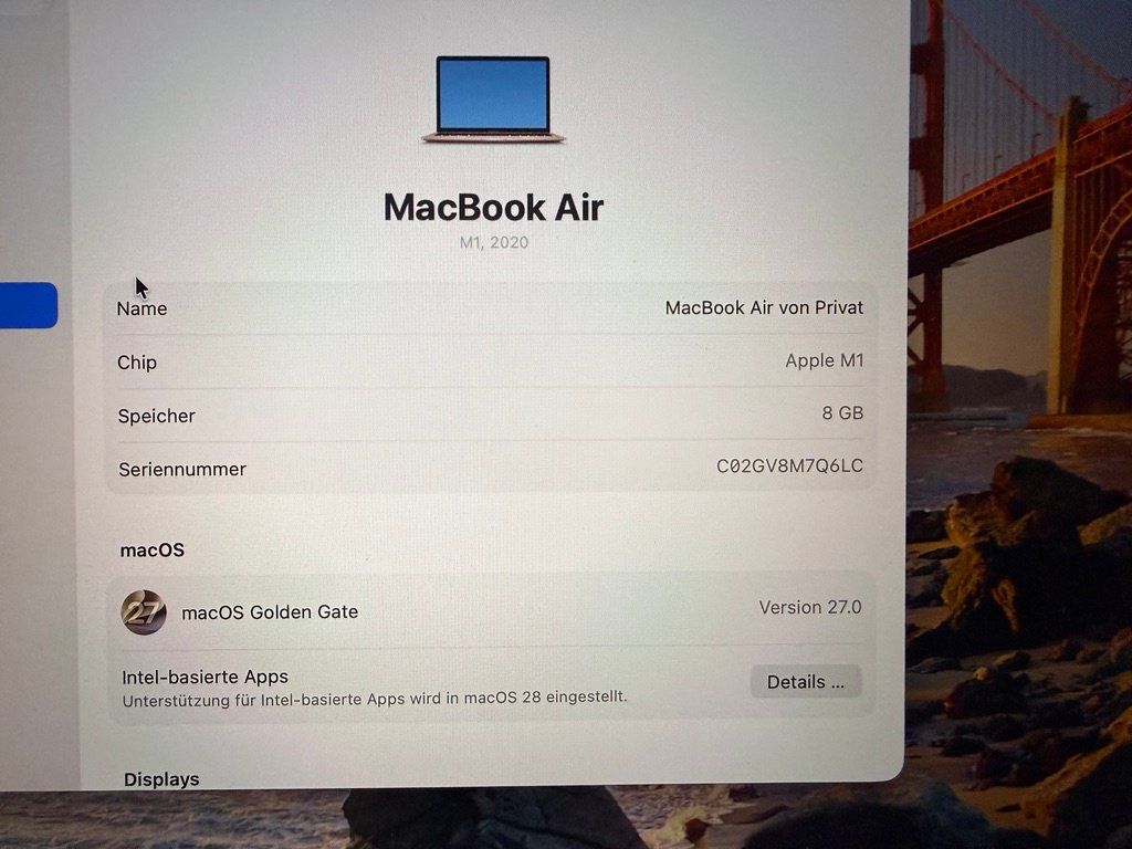 Apple Notebook: Macbook Air 2020 M1 Model 2337 – Usato da Au SG venduto da bah_6f5w 5