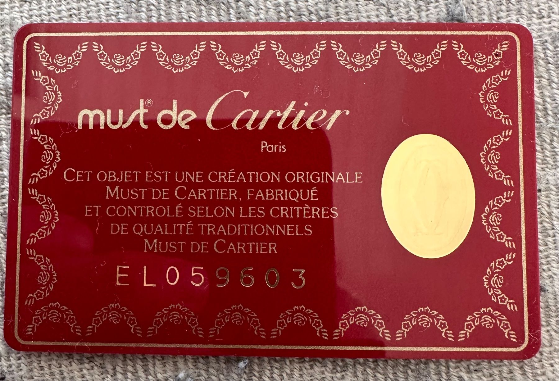 Cartier Portafogli: Portefeuille Cartier – Usato da Mont-sur-Rolle venduto da AntiqueFox 2