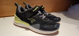 KangaROOS Sneaker schwarz gelb Grösse 34 guter Zustand