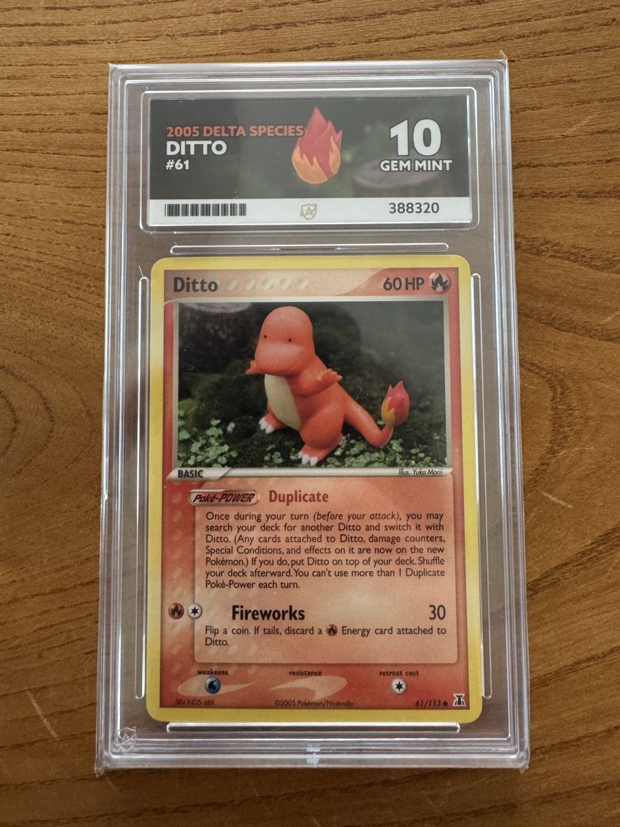 Pokémon Sammelbilder & Trading cards: Ditto Delta Species #61 ACE 10 2005 – Gebraucht aus Altendorf von fivep
