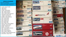 1/500 Herpa Set - 25 avions (Flugzeuge)