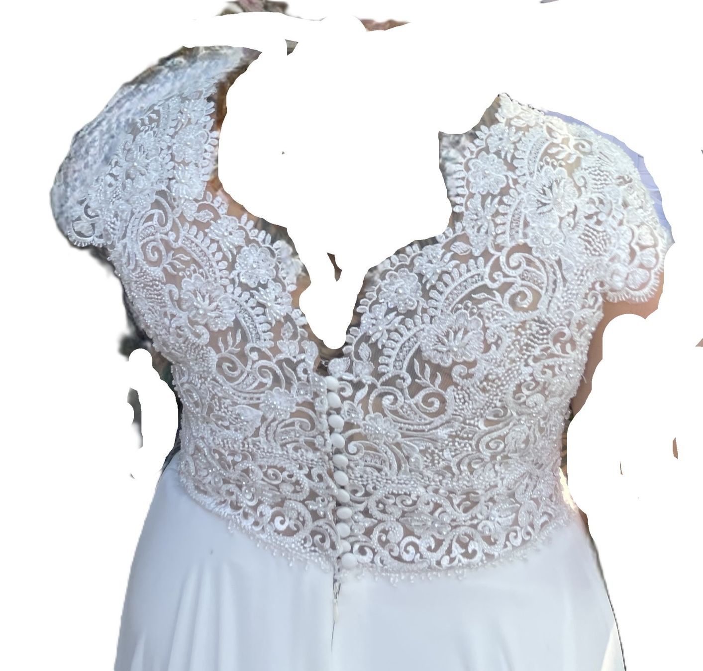 Kleider: Hochzeitskleid Grösse 42 + Schleier – Gebraucht aus Aathal-Seegräben von heyiBims 4