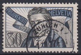 X83) Pro Juventute 1927, J44, ET Stempel 1.XII.27