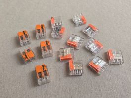 WAGO Klemmen Set 15 Stück 2 Pin + 3 Pin Verbindungsklemmen