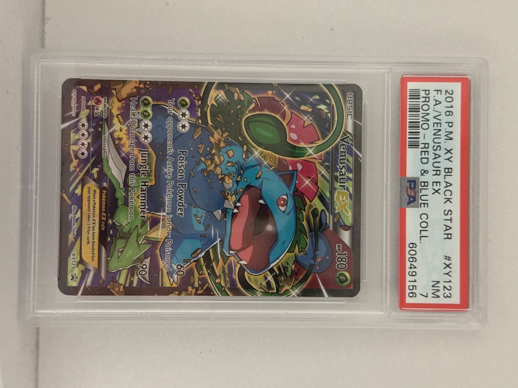 Pokémon Carte collezionabili: (Pokemon) Venusaur EX (PSA 7) – Nuovo (secondo la descrizione) da Altstätten SG venduto da SubZeroIceNinja 2