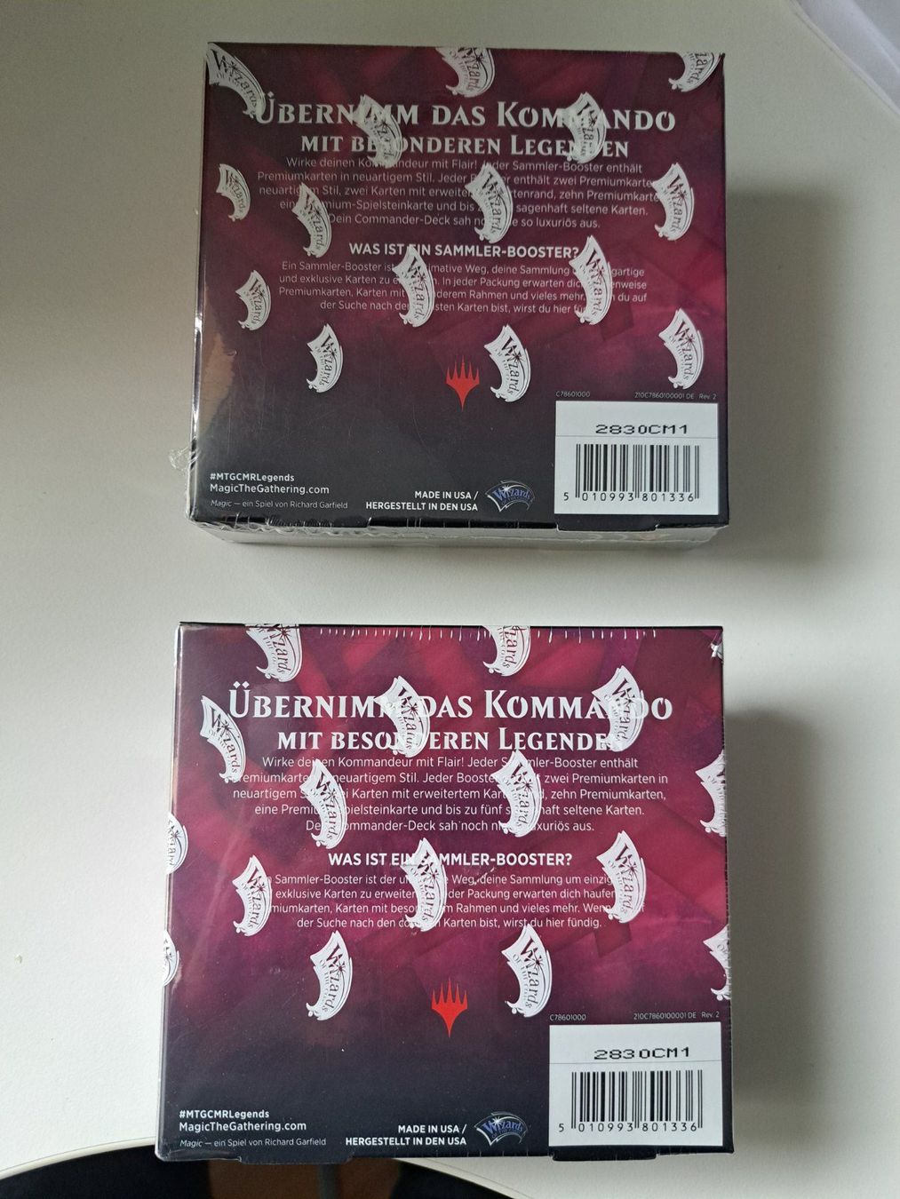 Magic The Gathering Carte collezionabili: 2 Magic the Gathering: Commander Legends Collector Display D – Nuovo e nell'imballaggio originale da Eschenbach SG venduto da Pfenner1 1