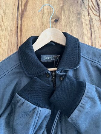 Lederjacke Stewart Jacket schwarz gebraucht guter Zustand