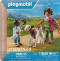 PLAYMOBIL DUO PACK 71803 CONTADINA CON BAMBINO E VITELLINO