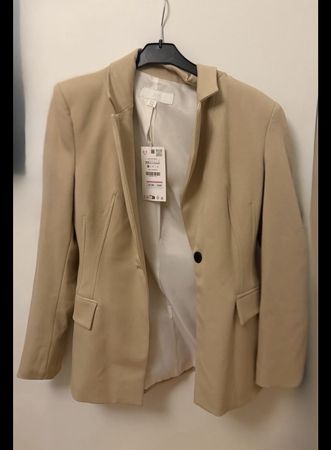 Zara Blazer beige Grösse XS neu mit Etikett