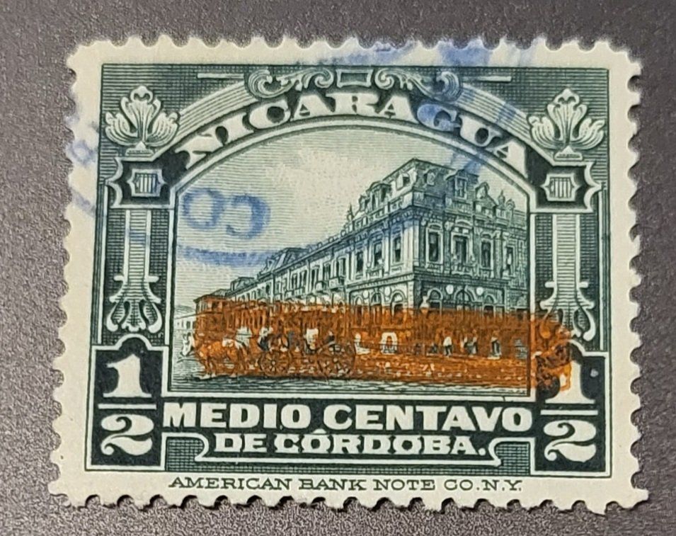 Tutti i francobolli: Nicaragua 1936 briefmarke – Usato da St Gallen venduto da Stampsalshobby