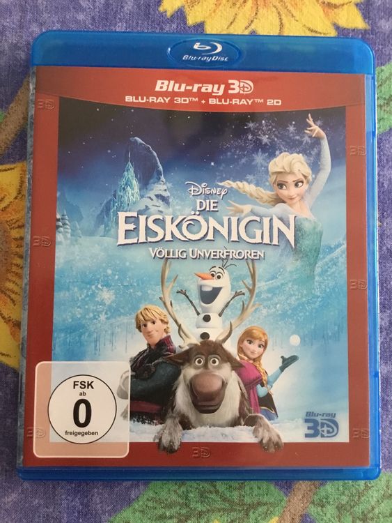 Die Eiskönigin 3D-Kinderrucksack – Mit Elsa & Anna, 25x10x31 Cm, Polyester, Für Schule & Kindergarten