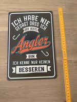 Wandschild "Bester Angler" Deko Geschenkidee Mann