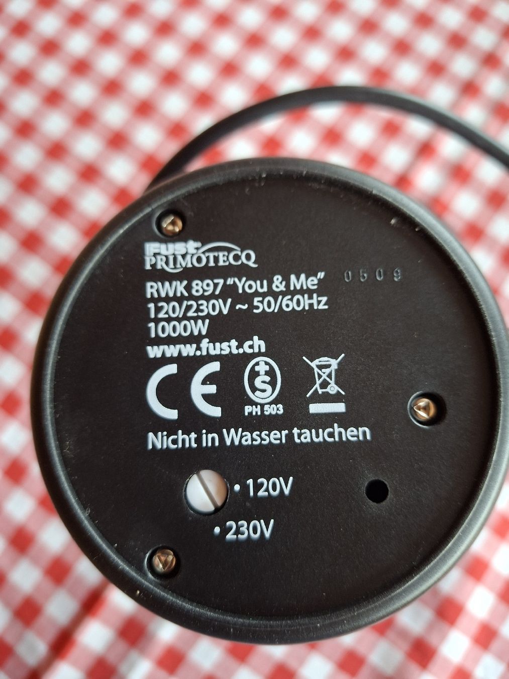 Primotecq Wasserkocher: Kleiner Wasserkocher – Neu (gemäss Beschreibung) aus Mühlebach (Goms) von jad_bg6z 2