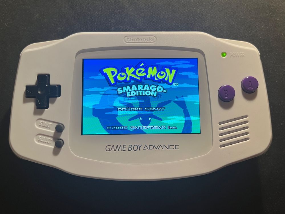 Gameboy Advance IPS Mod Backlight Weiss Nintendo Kaufen auf Ricardo