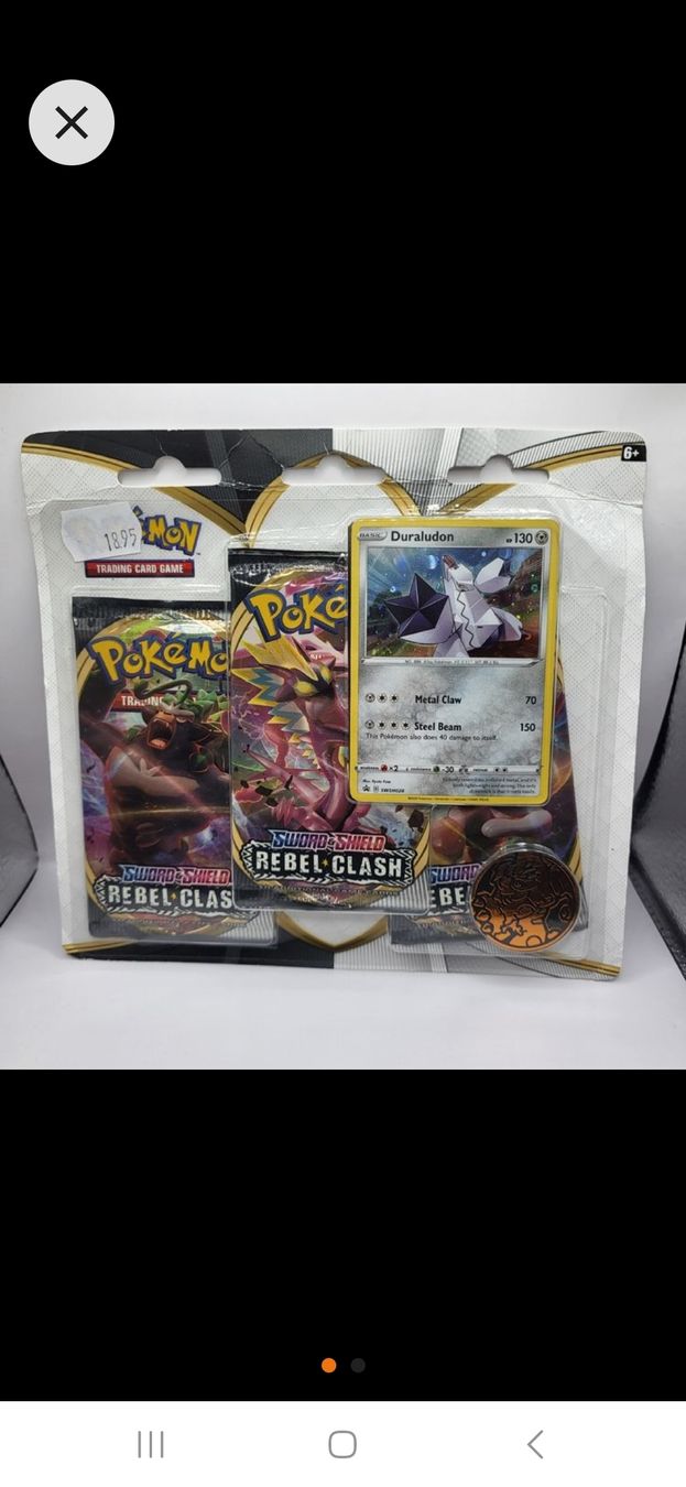 Pokémon Carte collezionabili: Pokemon Rebel Clash Blister Pack – Nuovo e nell'imballaggio originale da Cudrefin venduto da Jnini12 1