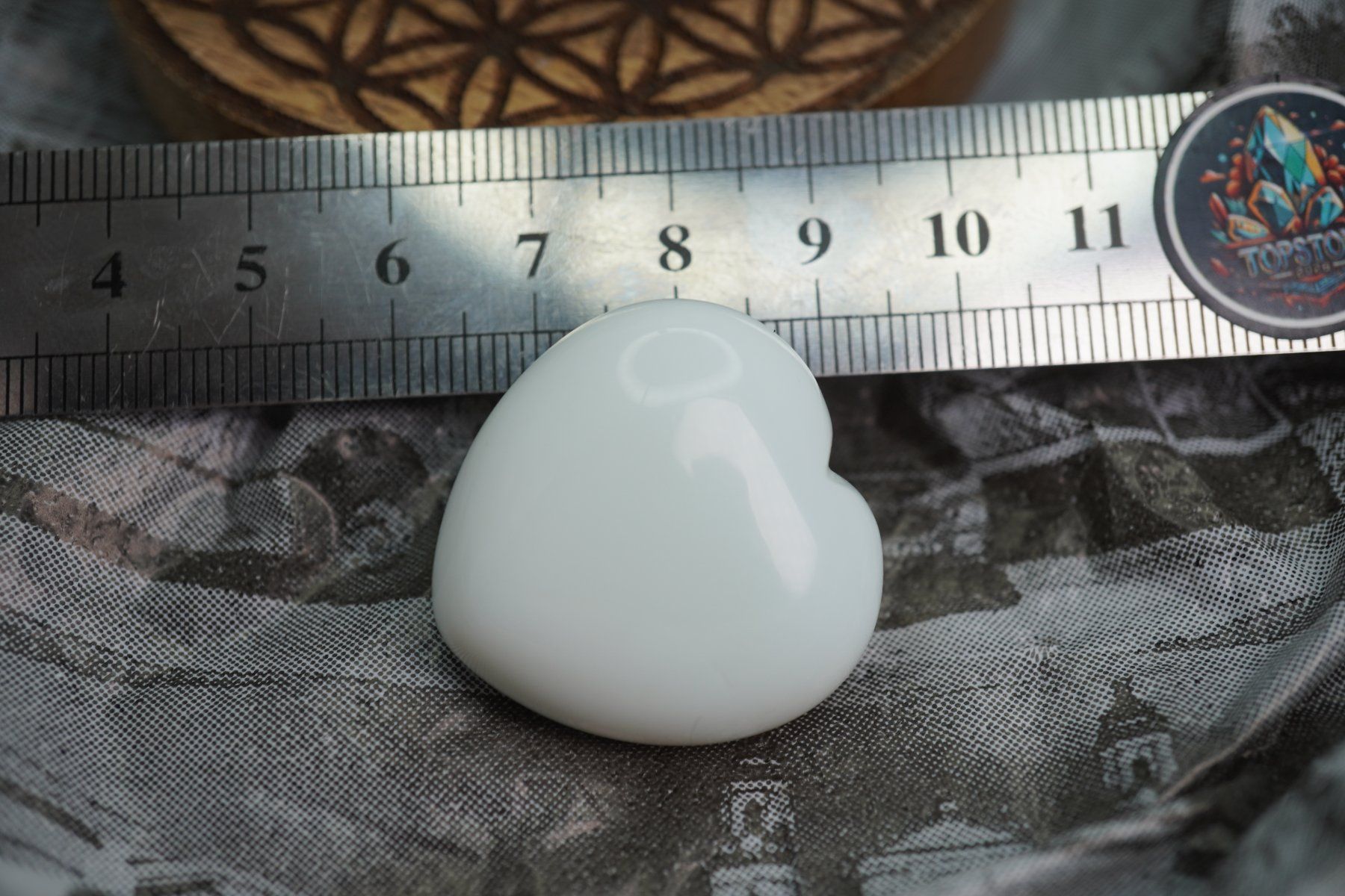 Minerali & Pietre curative: Jade Weiss   Herz      ab 1.-  Auktion – Nuovo e nell'imballaggio originale da Eschenbach SG venduto da topstone 1