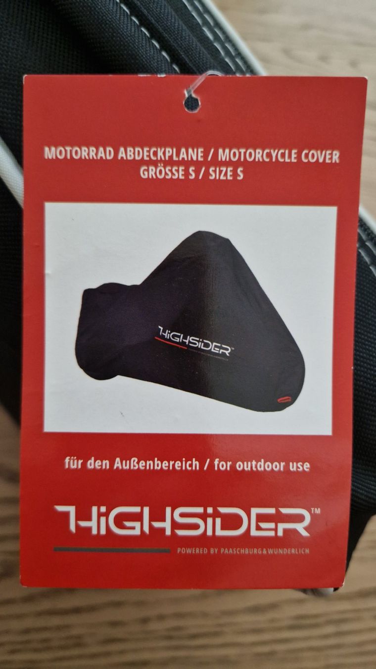 Alle Motorradersatzteile: HIGHSIDER Motorrad Abdeckplane schwarz Grösse S neu – Neu und originalverpackt aus Adliswil von Erika_NL 3