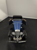 Modellauto Duesenberg J Victoria 1933 blau Massstab 1:24
