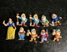 Bullyland Schneewittchen und 7 Zwerge Set guter Zustand