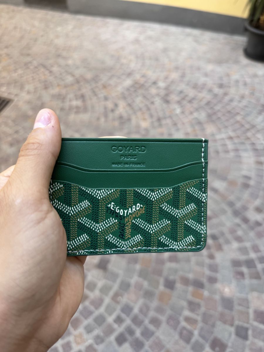 Goyard Brieftaschen: Goyard Saint-Sulpice Card Holder Green – Neu und originalverpackt aus Caviano von reselleo21 3