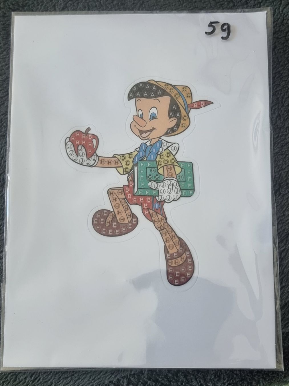 Disney Carte collezionabili: Diamond Painting Sammelsticker Disney 100 - Pinocchio 059 – Nuovo e nell'imballaggio originale da Ebikon venduto da Ibbolet