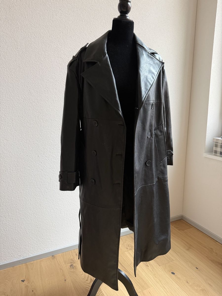 Mäntel:  Kunstleder Trenchcoat Schwarz – Neu und originalverpackt aus Winterthur von Naru2533 2
