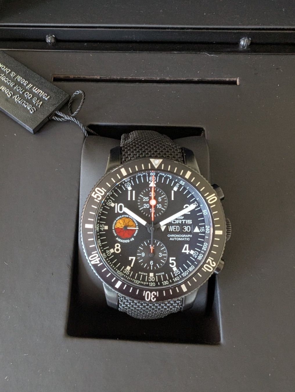 Fortis Orologi: Fortis Amadee-18 Chronograph, Full-Set – Usato da Dübendorf venduto da Ch.Am86 1