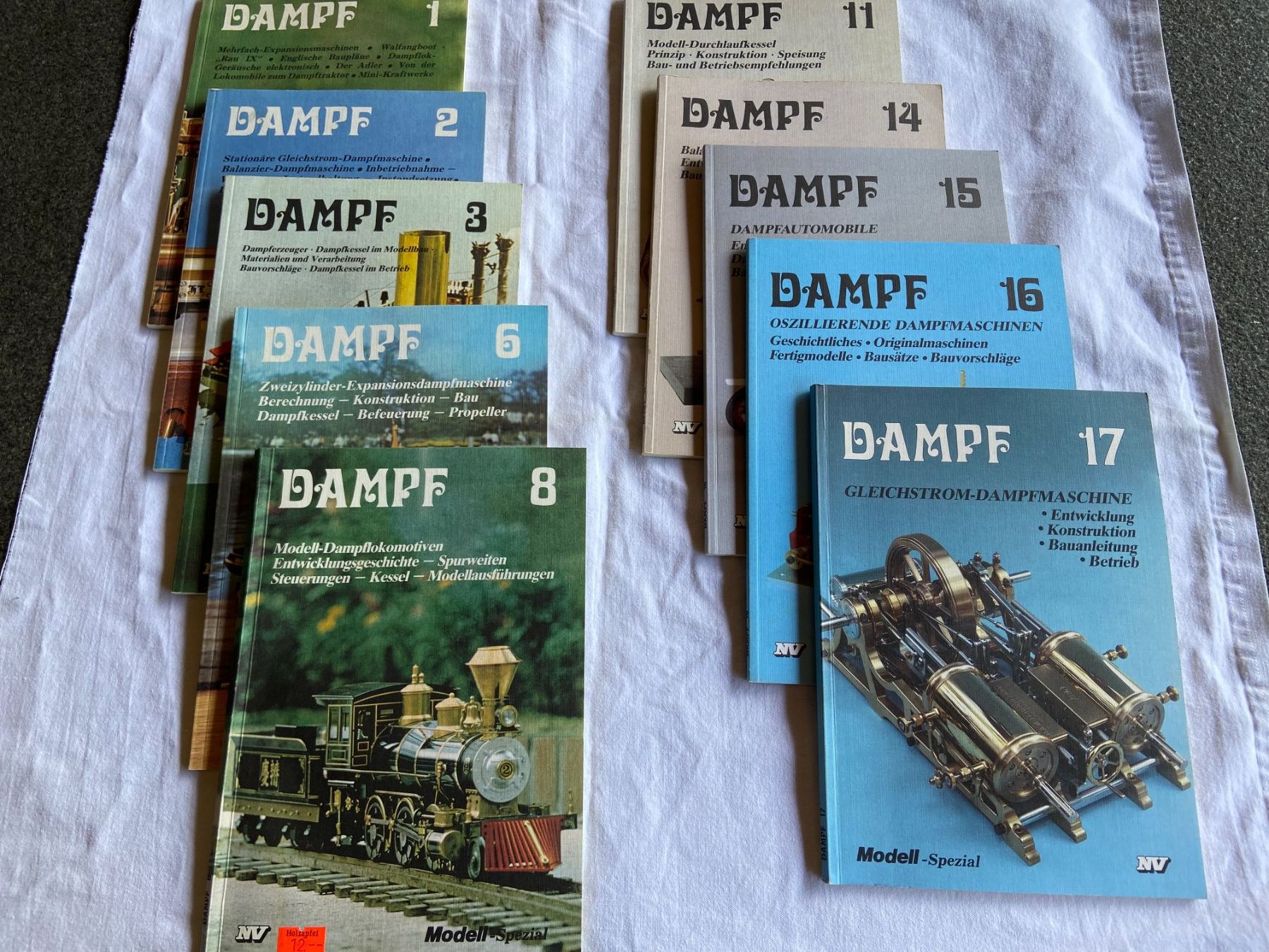 Libri: Dampfbüchlein 10 Stück – Usato da Thun venduto da TB5860