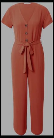 Neuer Sommer Jumpsuit, Grösse 42 rostrot - Top Zustand!