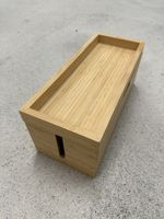 Sustainable Bamboo Cable Box (Kabelbox)