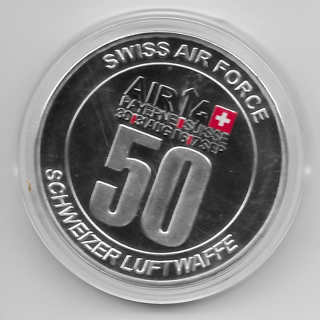 Medaglie: SCHWEIZER LUFTWAFFE MEDAILLE – Nuovo (secondo la descrizione) da Reinach BL venduto da Katzenmorli 1
