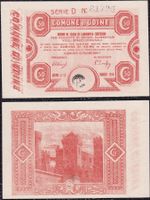 Comune di Udine Italie 50 Centesimi 1918 Neuf