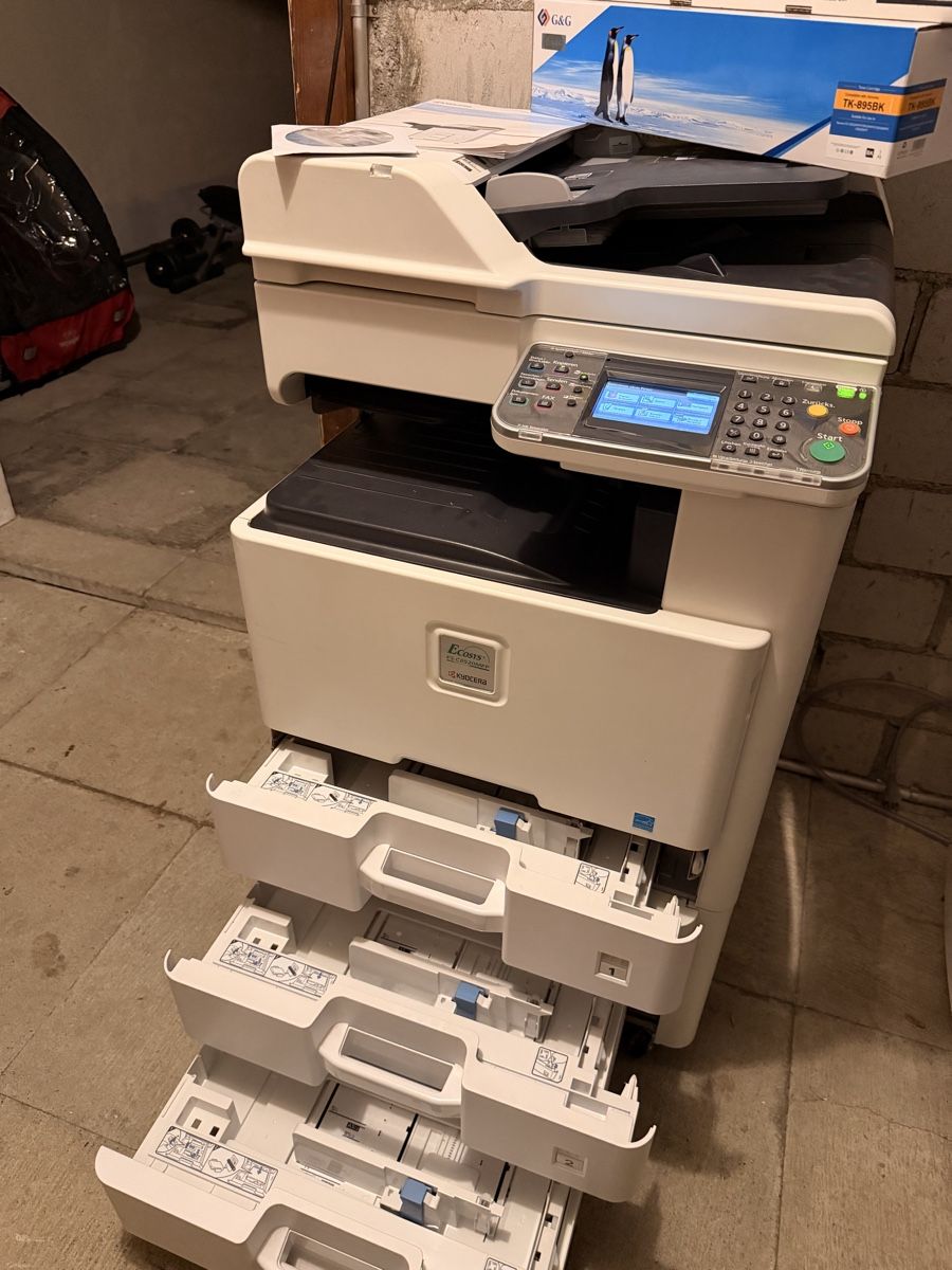 Kyocera Drucker: Kyocera FS-C8520MFP Farb-Multifunktionsdrucker A3 – Gebraucht aus Winterthur von Schneider.80