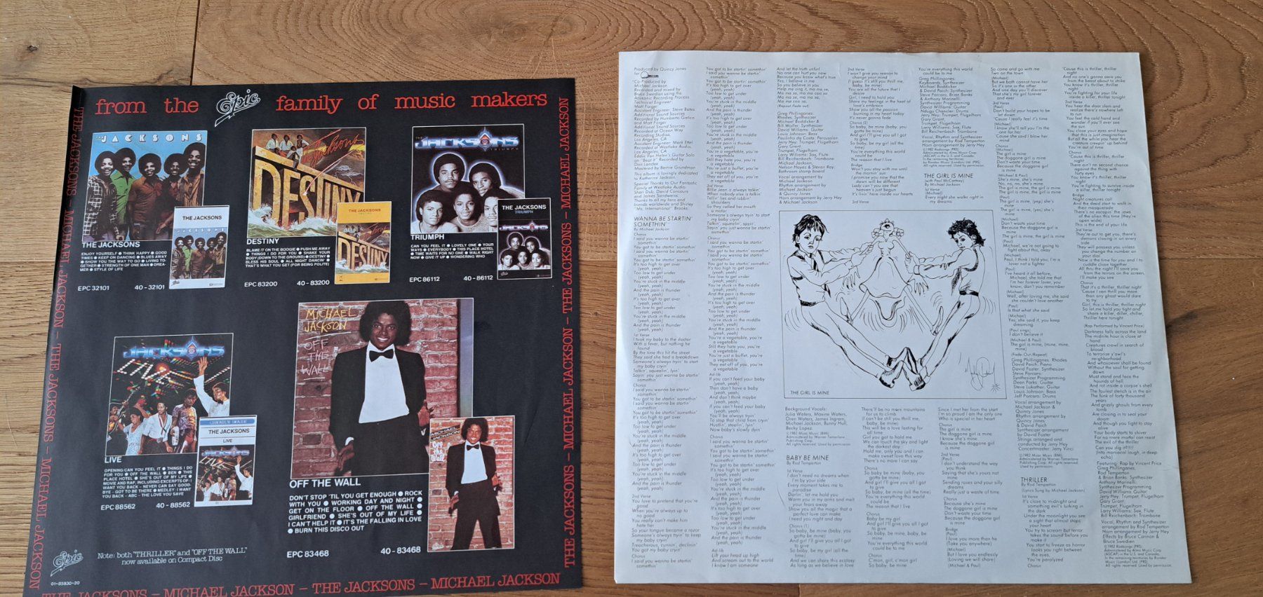 Dischi in vinile: Michael Jackson Thriller 1982 – Nuovo (secondo la descrizione) da Rothrist venduto da Mogli7474 4