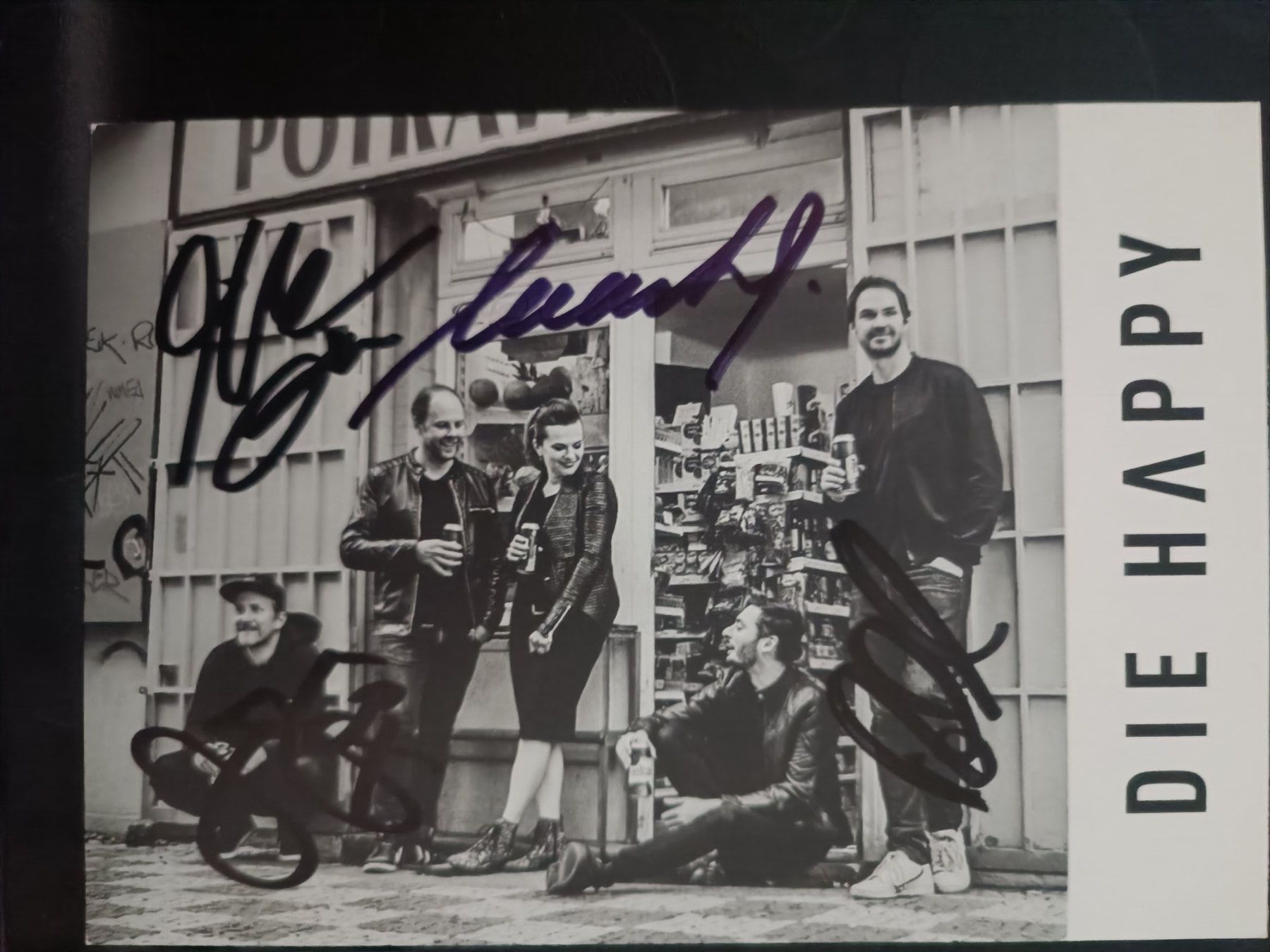 Autographes: DIE HAPPY - original Autogramm – D'occasion à Menziken par Artographs