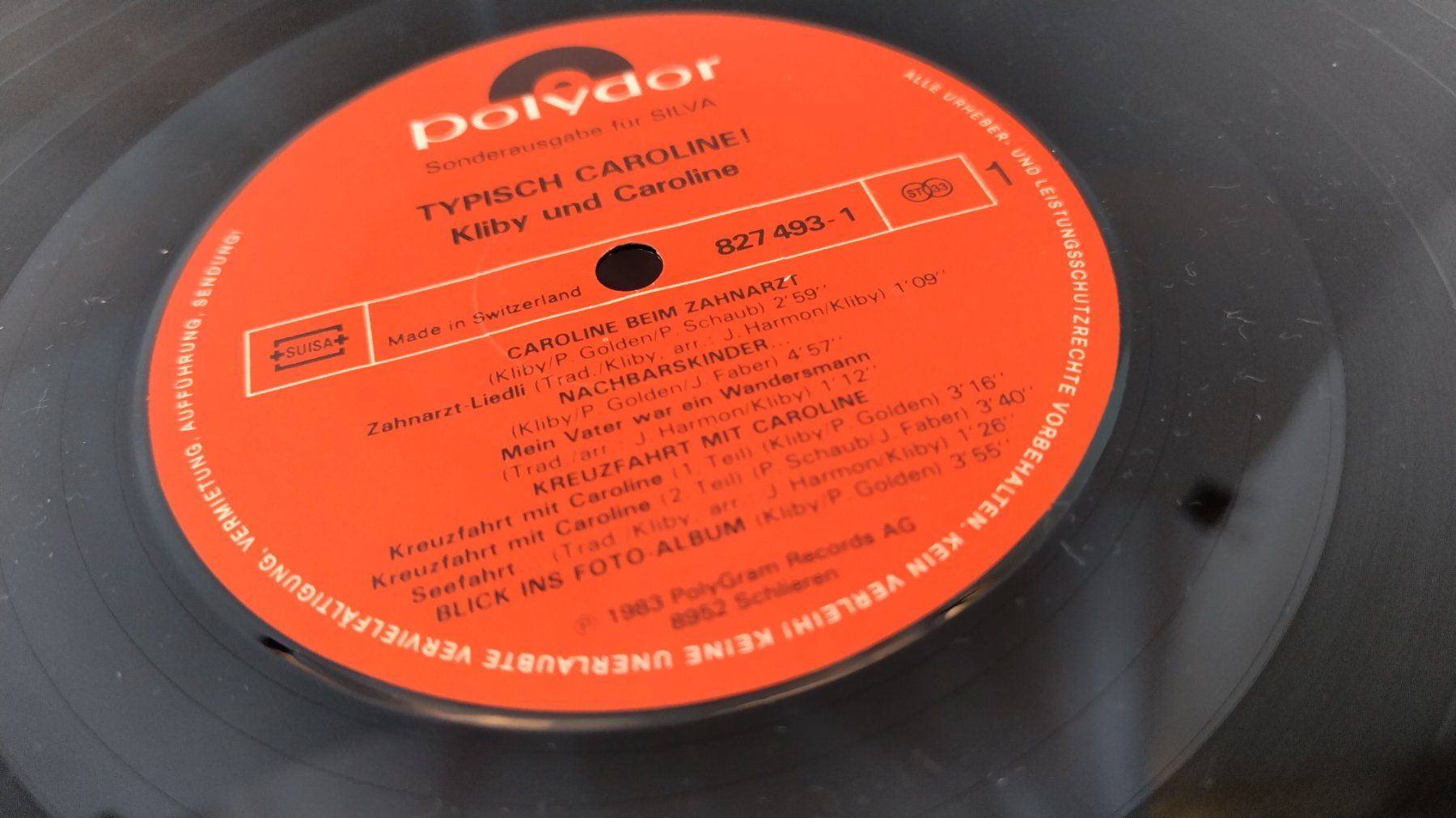 Schallplatten: Kliby & Caroline - Typisch Caroline / LP 1982 ab Fr. 8.- – Gebraucht aus Bellach von JingleJerry 3
