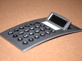 Rechner Alpha Display Winkel LCD √ M+ M- MR MC Farbe: Alu