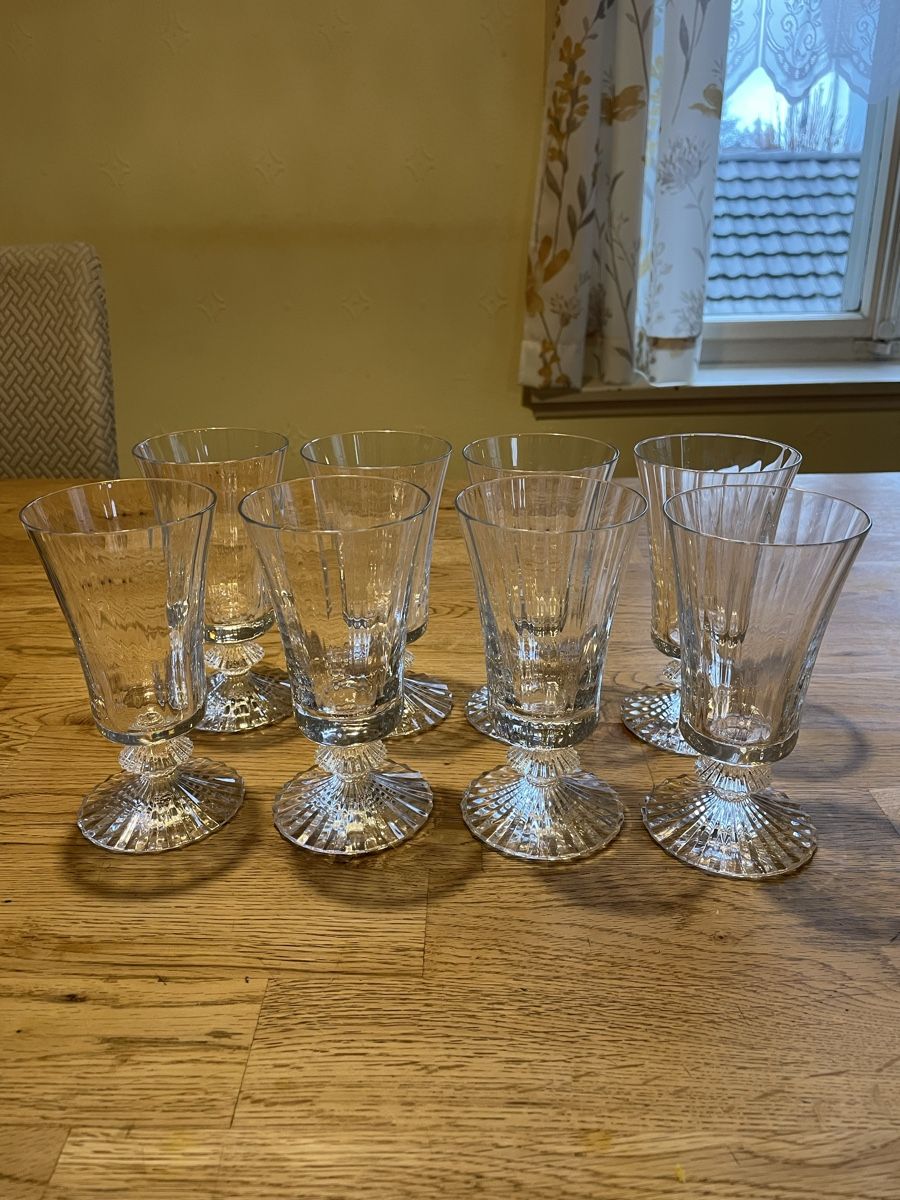 Baccarat Bicchieri: 8 Baccarat Kelchgläser – Usato da Flawil venduto da Naphtali