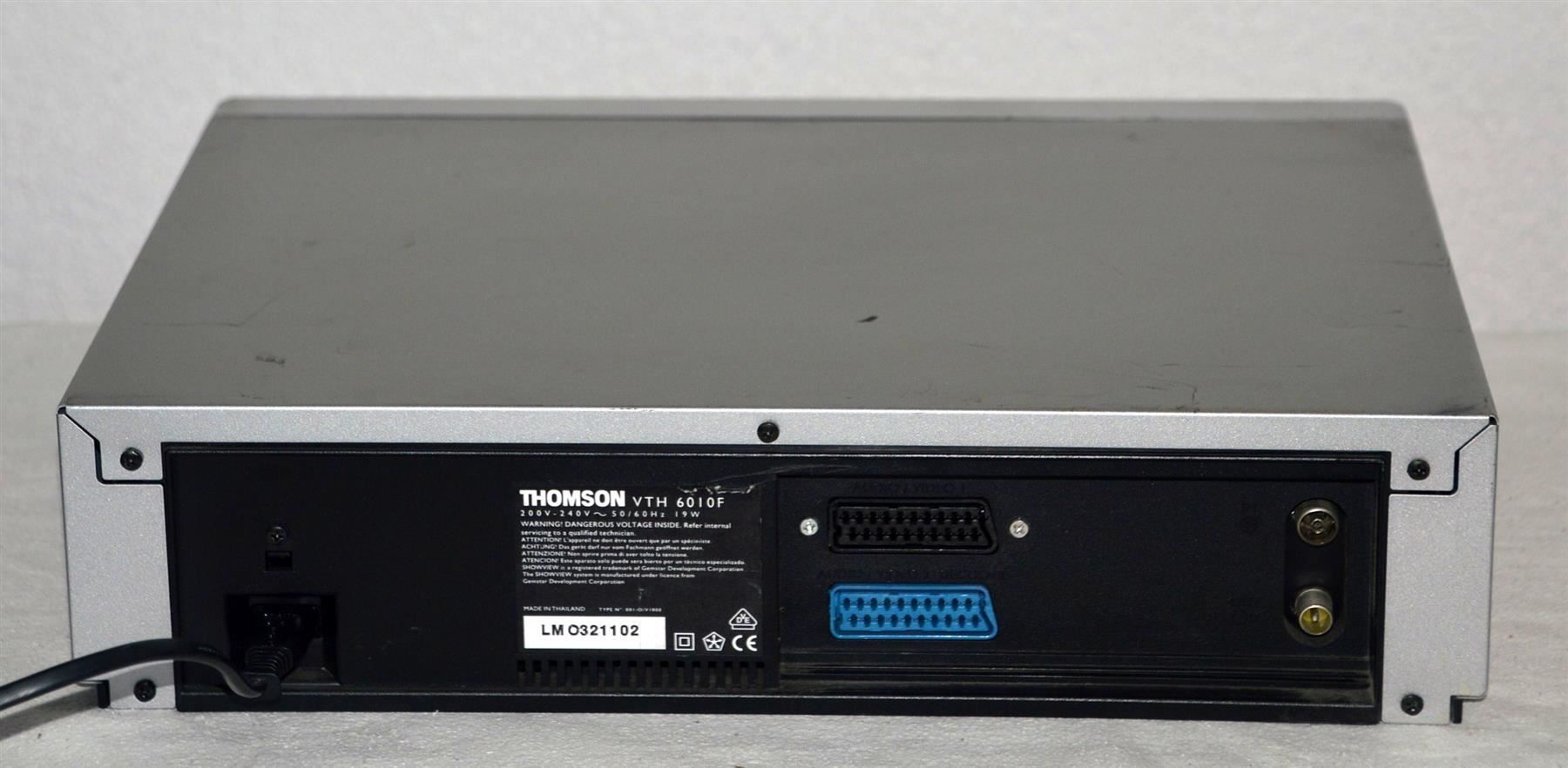 Thomson Registratori: Videorecorder / magnétoscope VHS Thomson VTH-6010F – Usato da Collonges venduto da arashee 2
