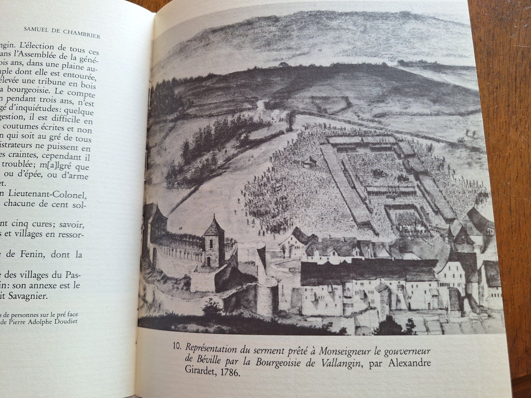 Bücher: DESCRIPTION TOPOGRAPHIQUE DE LA MAIRIE DE VALANGIN – Gebraucht aus Bevaix von bohrap 5