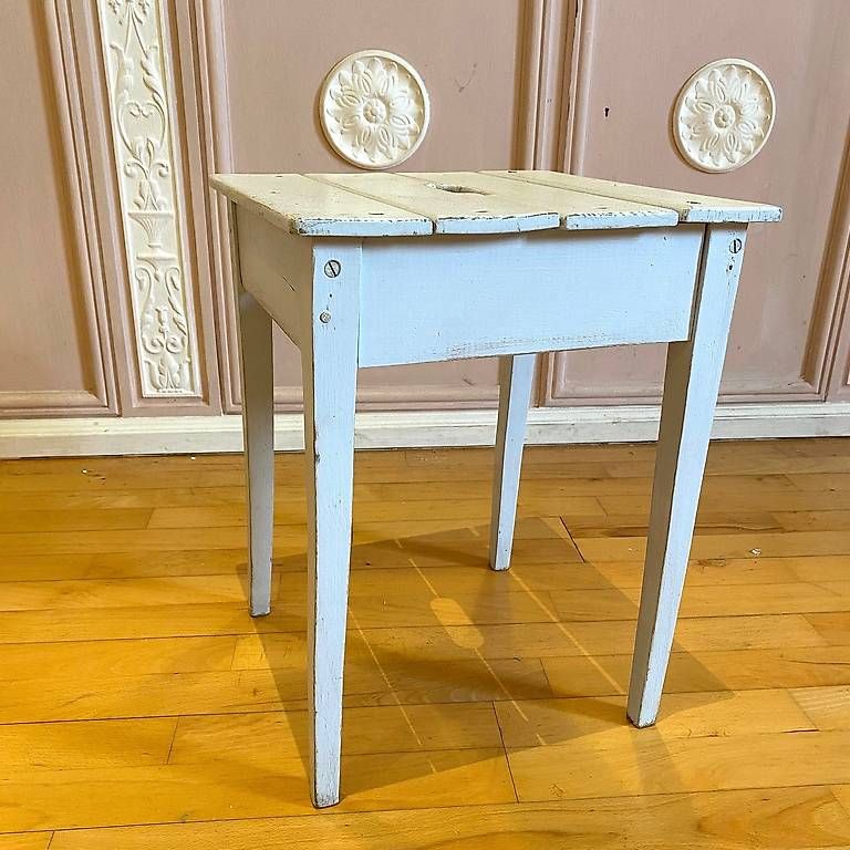 Hocker: hellblaues Taburettli – Gebraucht aus Zofingen von mock02 1