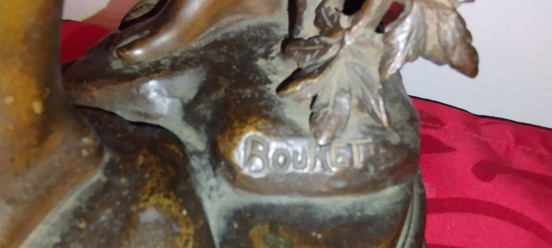 Skulpturen & Statuen: Antique sculpture en bronze signe . – Gebraucht aus Praz (Vully) von pikuluka1 9