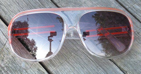 Brillen & Gläser: Retro Aviator Designer Sonnenbrille rt210 ice orange – Neu und originalverpackt aus Illnau von diy-shop 1