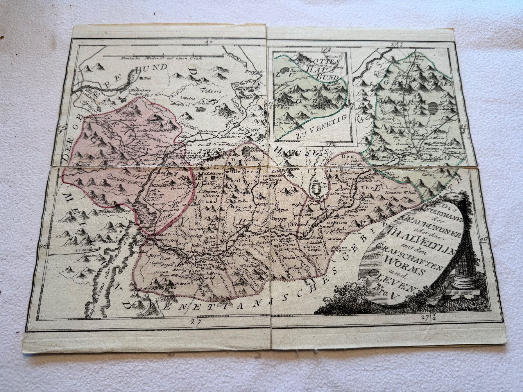 Landkarten & Atlanten: Atlas von Graubünden ca.1791-1796 – Gebraucht aus Bern von xberg36 1